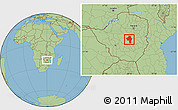 Savanna Style Location Map of Chirumhanzu