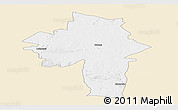 Classic Style Panoramic Map of Chirumhanzu, single color outside