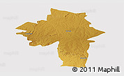 Physical Panoramic Map of Chirumhanzu, cropped outside