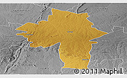 Physical Panoramic Map of Chirumhanzu, desaturated