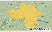 Savanna Style Panoramic Map of Chirumhanzu