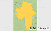 Savanna Style Simple Map of Chirumhanzu
