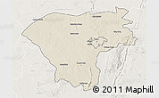 Shaded Relief 3D Map of Gweru Rural, lighten