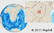 Shaded Relief Location Map of Shurugwi
