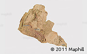 Satellite 3D Map of Zvishavane Rural, cropped outside