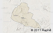 Shaded Relief 3D Map of Zvishavane Rural, lighten