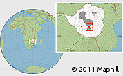 Savanna Style Location Map of Zvishavane Rural, highlighted country, highlighted parent region