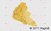 Physical Map of Zvishavane Rural, cropped outside