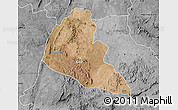 Satellite Map of Zvishavane Rural, desaturated
