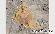 Satellite Map of Zvishavane Rural, semi-desaturated