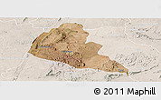 Satellite Panoramic Map of Zvishavane Rural, lighten