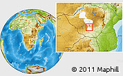 Physical Location Map of ZVISHAVANE urban, highlighted parent region