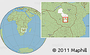 Savanna Style Location Map of ZVISHAVANE urban, highlighted parent region