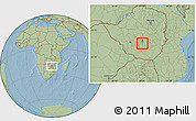 Savanna Style Location Map of ZVISHAVANE urban, hill shading